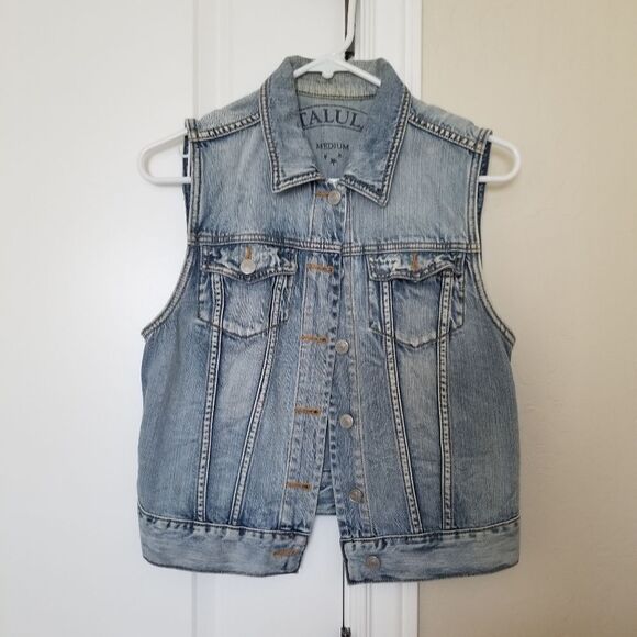 Talula Jeans Vest - Picture 1 of 3
